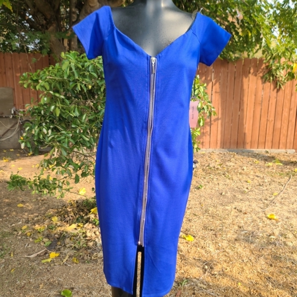 Royal Blue Bodycon Dress